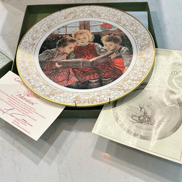 Museum Collection “A Christmas Story” by BOEHM Plate w/box & certificate - Picture 1 of 5